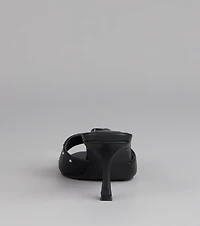 Dress It Up Buckle Stiletto Heels