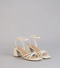 Dressed Up Strappy Heel Sandals