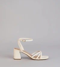 Dressed Up Strappy Heel Sandals