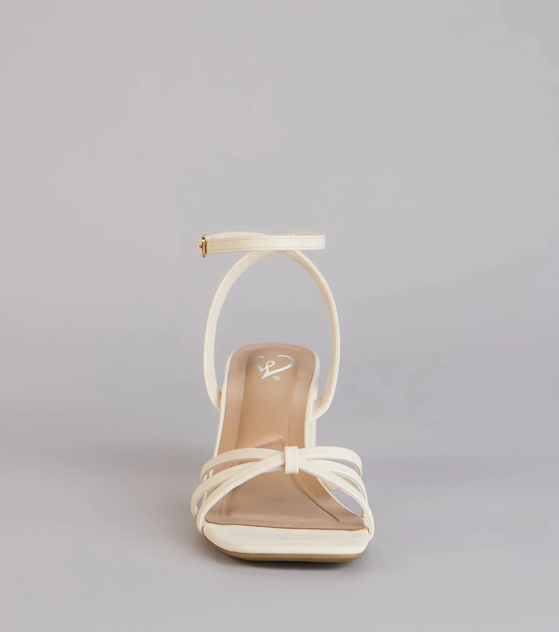 Dressed Up Strappy Heel Sandals