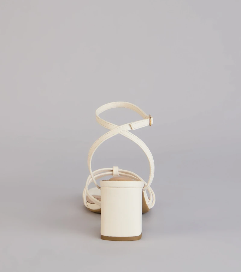 Dressed Up Strappy Heel Sandals