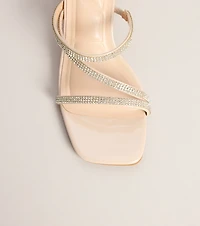 Made You Sparkle Rhinestone Block Heels