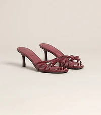 Date Night Bow Patent Mules