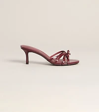 Date Night Bow Patent Mules
