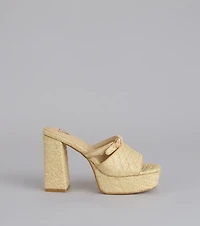 Perfect Plus One Platform Mules