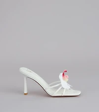 Vacay Mindset Tropical Flower Heels