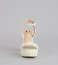 Here Comes The Glow Pearl Heels