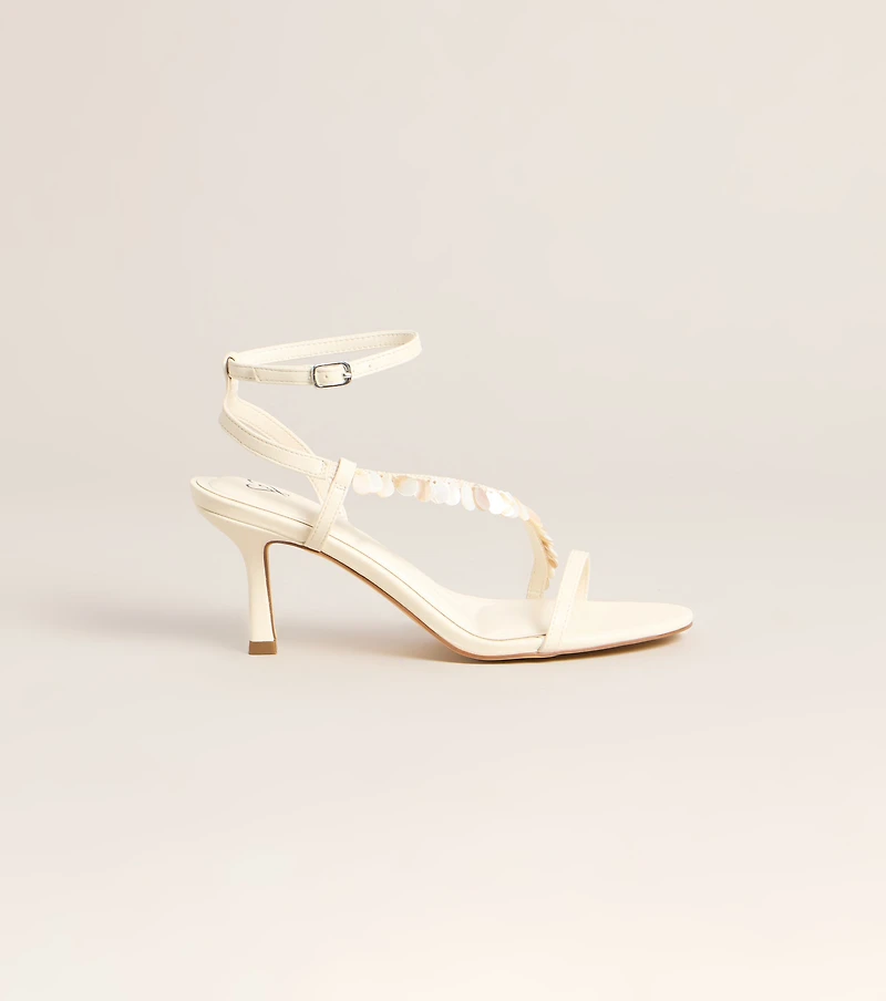 Seaside Muse Seashell Kitten Heels
