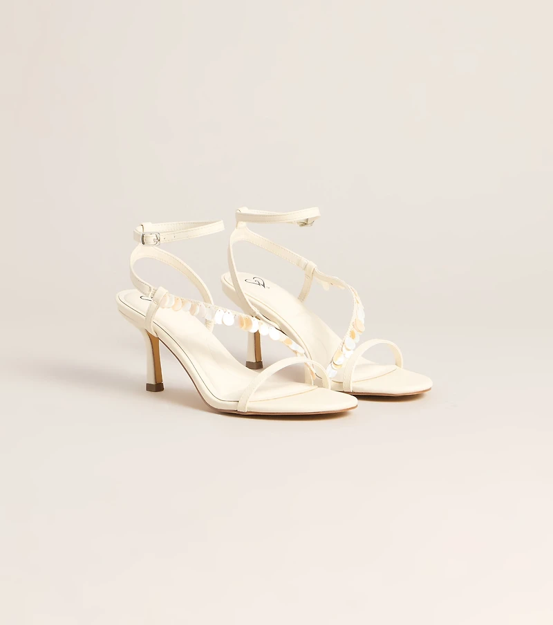 Seaside Muse Seashell Kitten Heels
