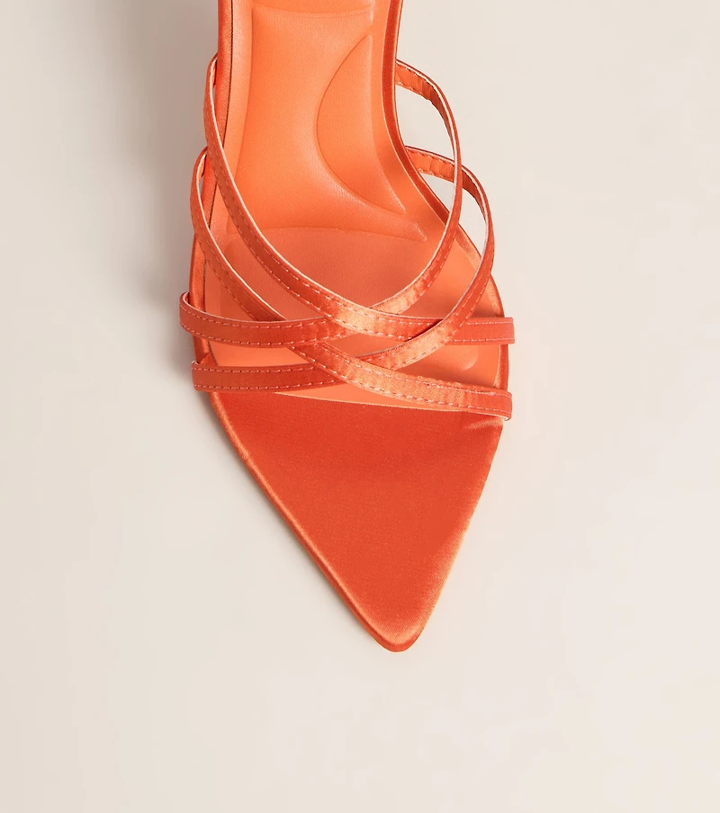 Stylish Point Strappy Stiletto Heels