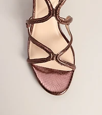 Made You Look Snake Block Heels