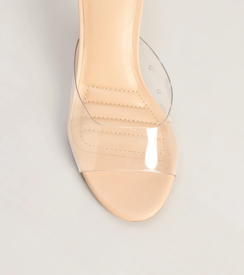 On The List Stiletto Mule Heels