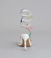 Extra Sparkle Butterfly Spiral Heels