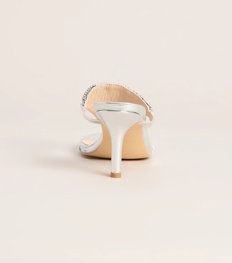 Worth Dressing Up For Metallic Heels