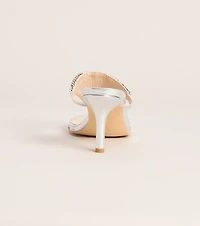 Worth Dressing Up For Metallic Heels