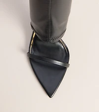 Curve Appeal Sock Cutout Stiletto Heels