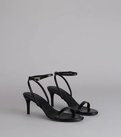 Last Minute Plans Kitten Stiletto Heels