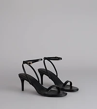 Last Minute Plans Kitten Stiletto Heels