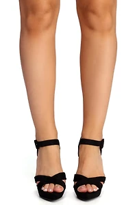 Sassy Snake Platform Heels