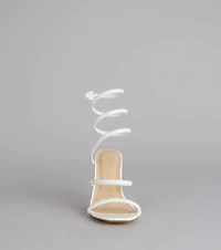 Wrap Me Up Spiral Stiletto Heels