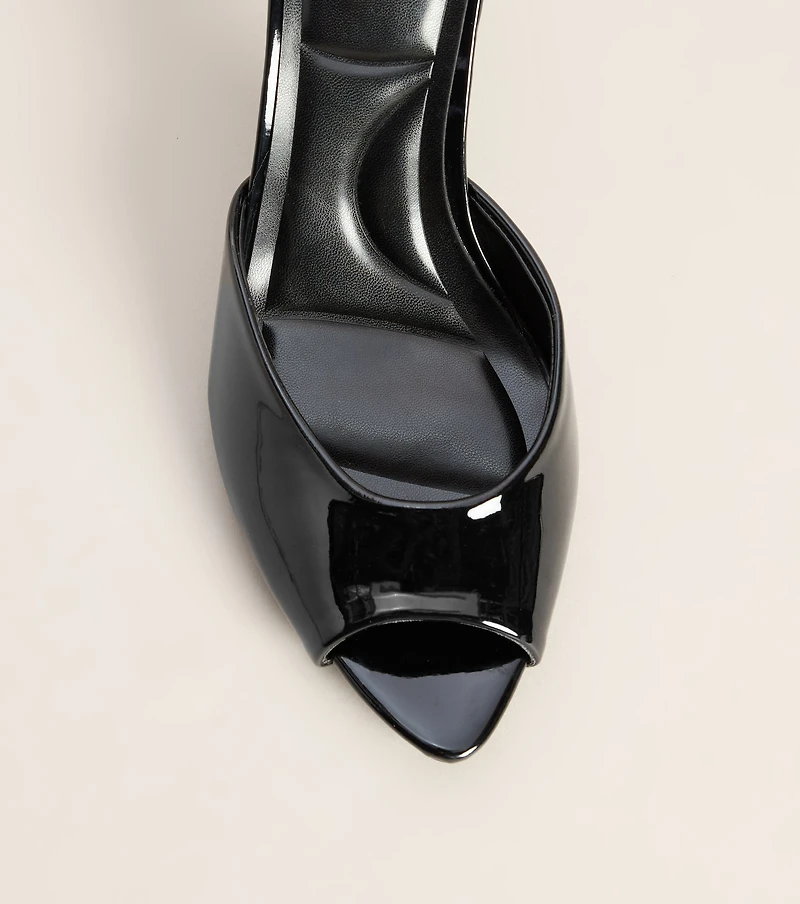 Picture Perfect Faux Leather Mules