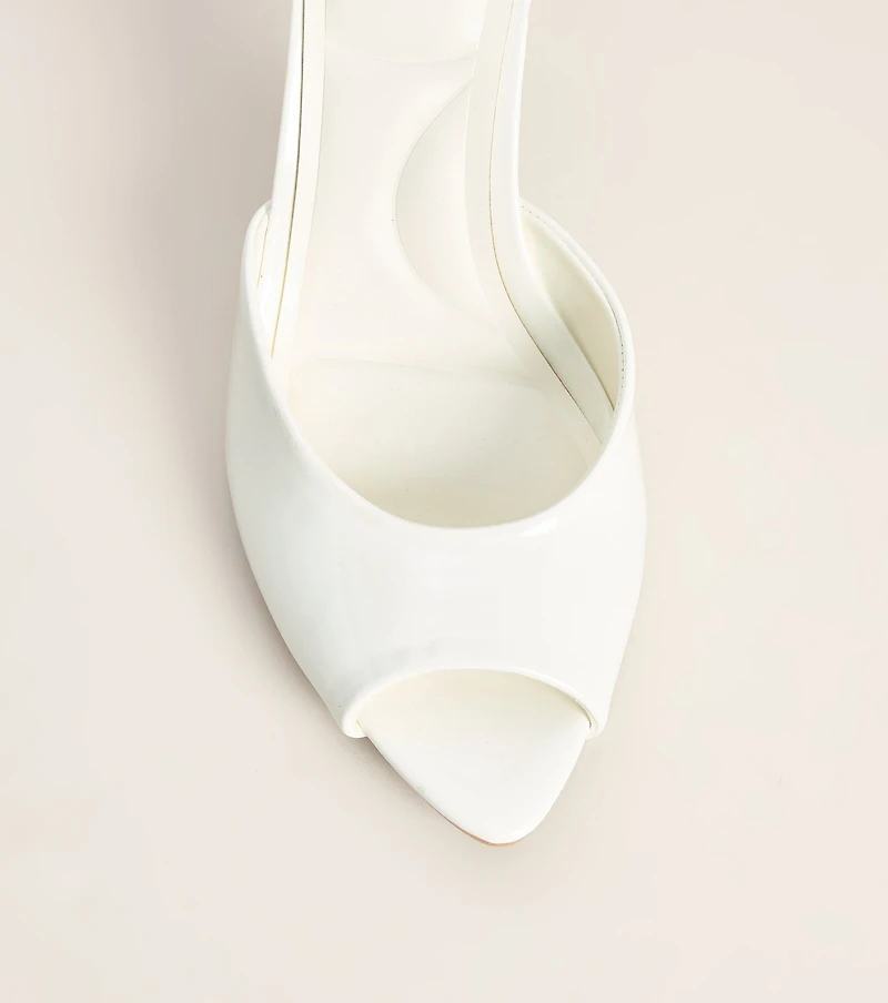 Picture Perfect Faux Leather Mules