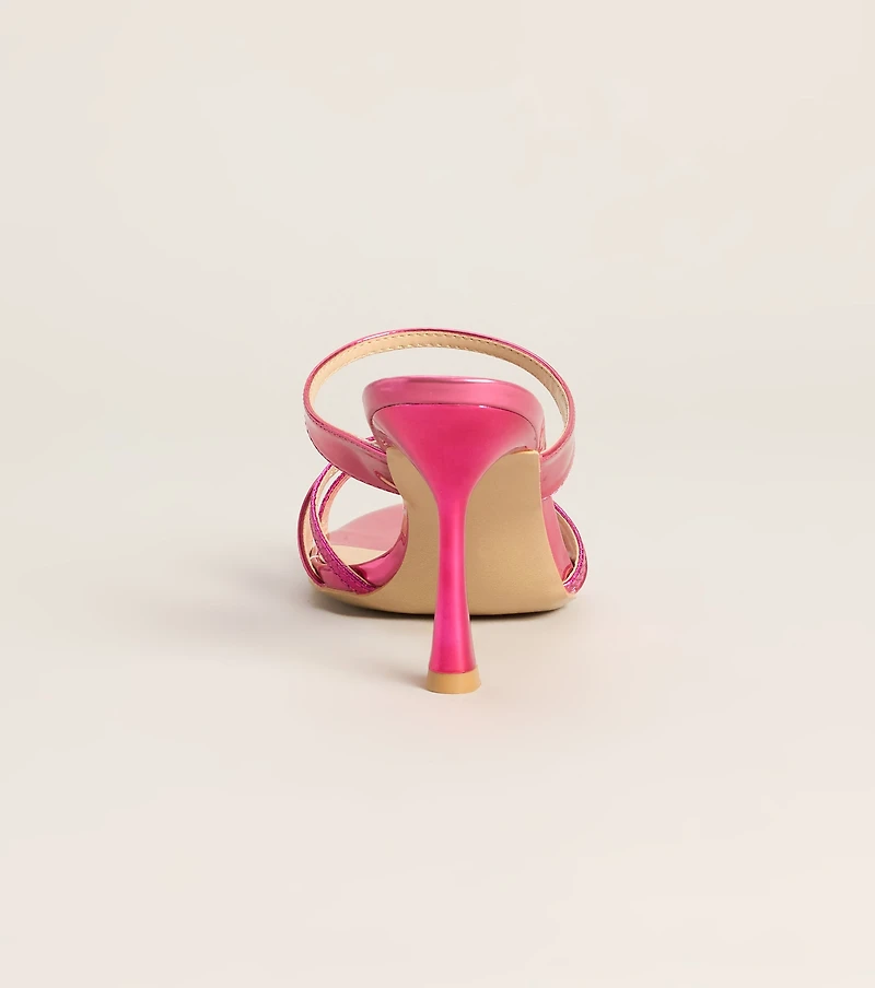 Make It Memorable Metallic Mule Heels