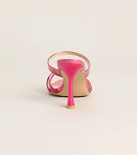 Make It Memorable Metallic Mule Heels