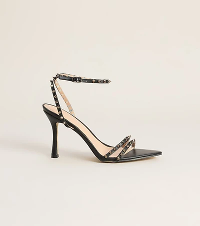 Trouble Looks Good Studded Heels