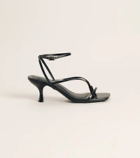 Guest List Strappy Kitten Heels