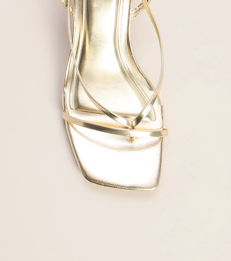 Guest List Strappy Kitten Heels