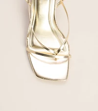 Guest List Strappy Kitten Heels