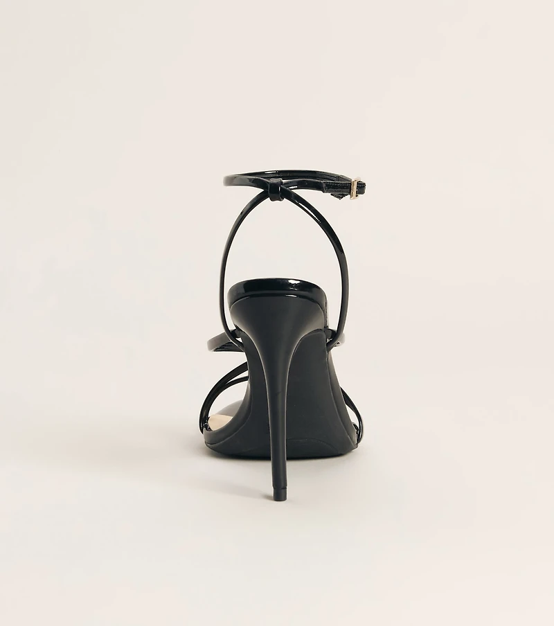 Last Call Strappy Stiletto Heels