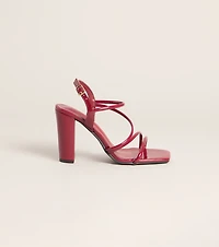 Too Tempting Patent Strappy Heels