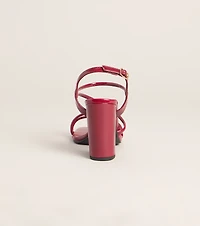 Too Tempting Patent Strappy Heels