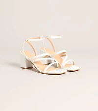 Dress Code Strappy Block Heels