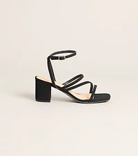 Dress Code Strappy Block Heels