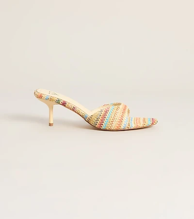 Spritz O' Clock Kitten Striped Heels