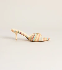 Spritz O' Clock Kitten Striped Heels
