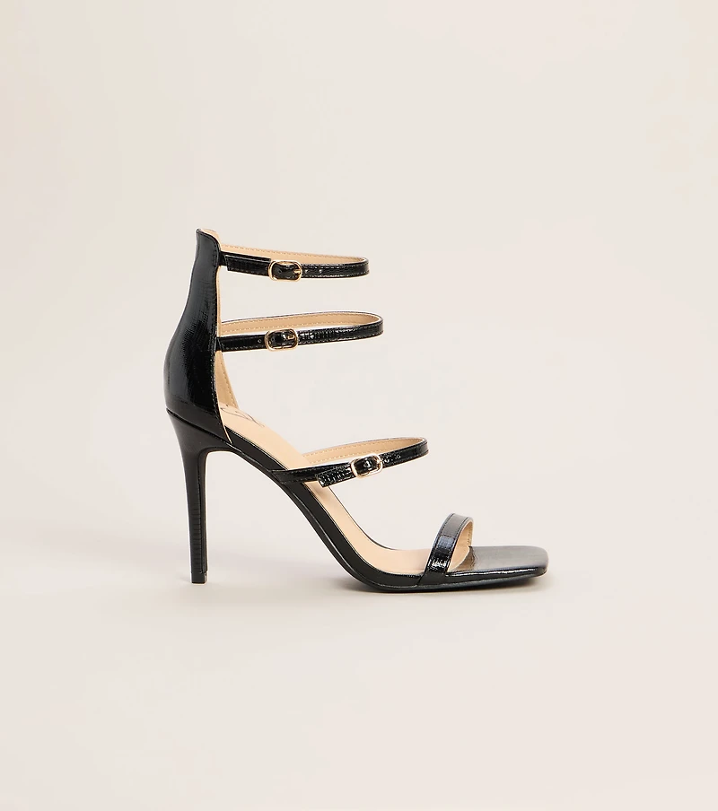 Dress For The Invite Strappy Heels
