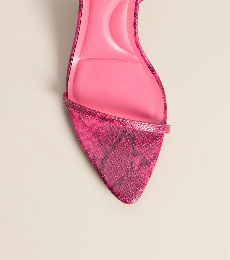 Plans Got Hotter Snake Print Stiletto Heels