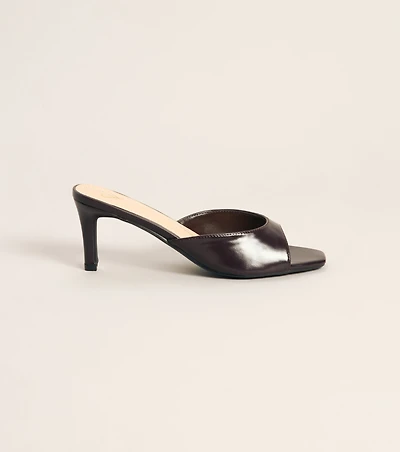 Desk To Drinks Peep Toe Mules