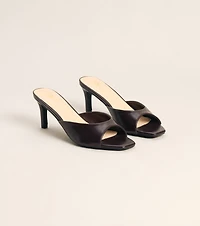 Desk To Drinks Peep Toe Mules