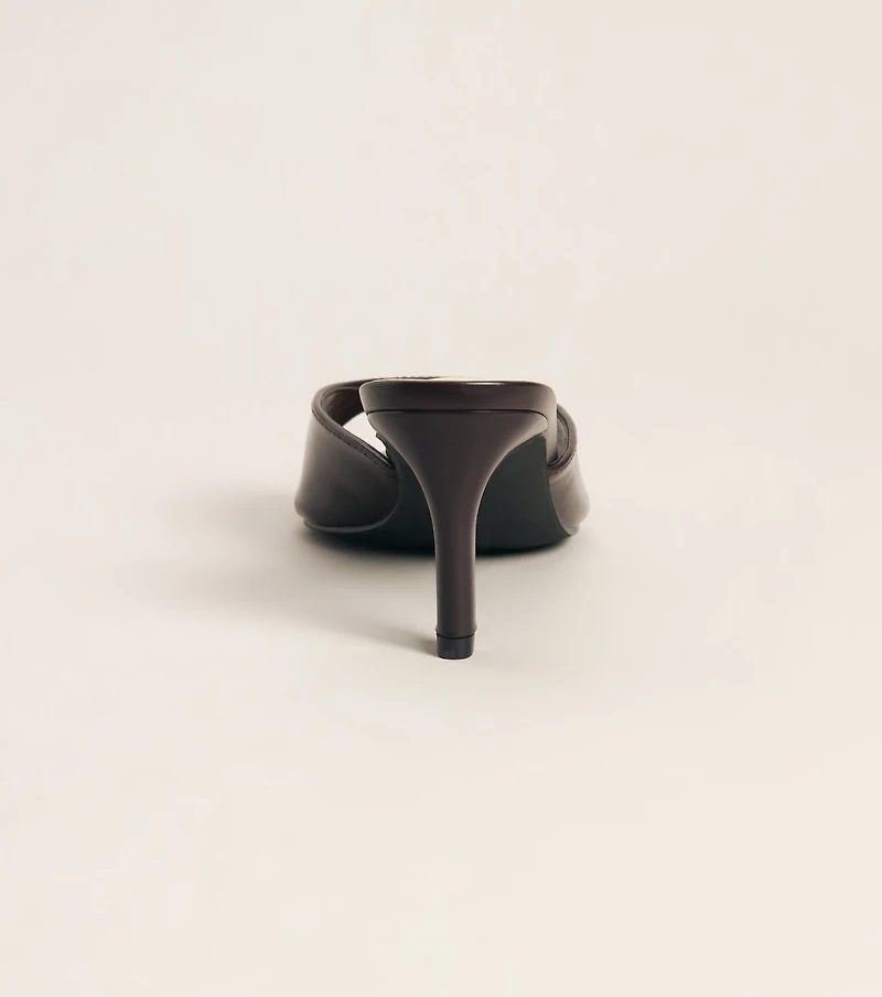 Desk To Drinks Peep Toe Mules