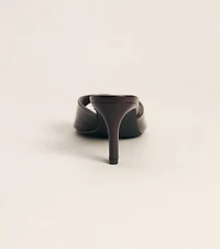 Desk To Drinks Peep Toe Mules