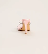 Glimmer Rhinestone Satin Mules