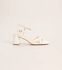 Plans Confirmed Bow Block Heels
