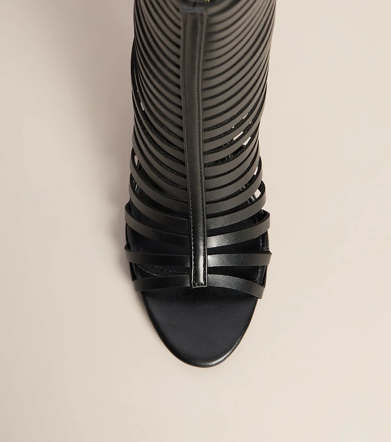 On The Town Caged Stiletto Heels
