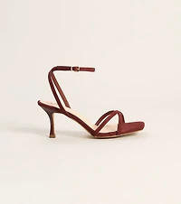 Plans Came Up Square Toe Kitten Heels