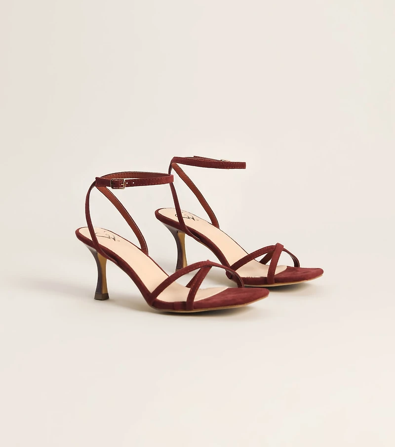 Plans Came Up Square Toe Kitten Heels